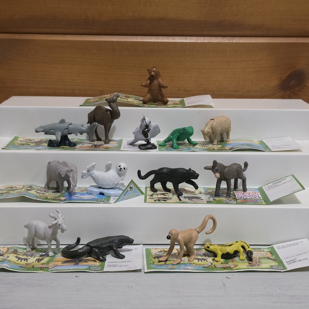 14 Pieces Animals Natoons 2023‎ Kinder Surprise Complete set VD286C -VT336